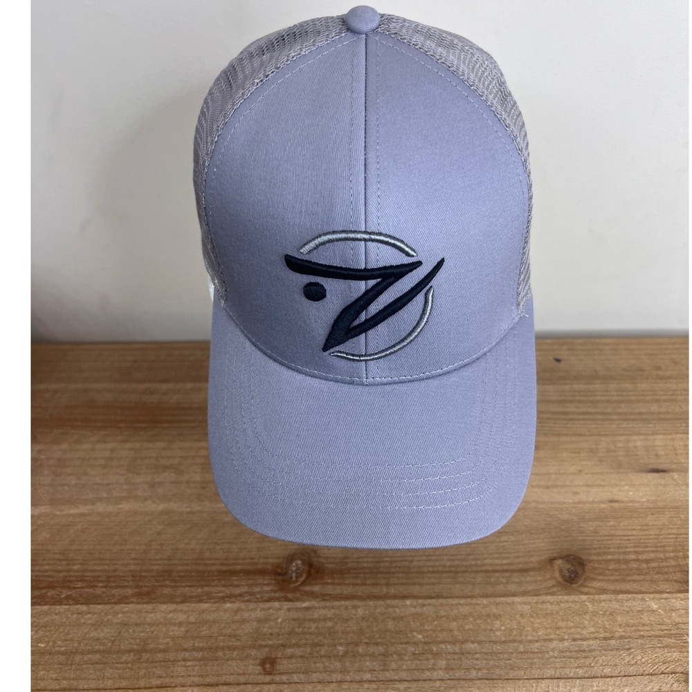 Gillz Men's Gray Mesh Back Trucker Hat Fish‎ Scale Underbrim Snapback Cap OSFM